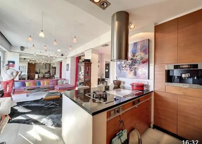 Promenade Des Center Sea And Front Design Flat With Private Garden *