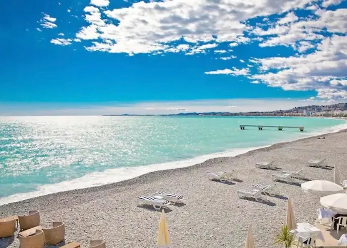 Promenade Des Center Sea And Front Design Flat With Private Garden