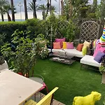 Promenade Des Center Sea And Front Design Flat With Private Garden