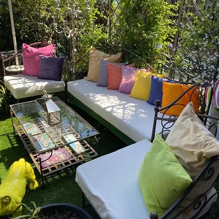 公寓 Promenade Des Center Sea And Front Design Flat With Private Garden *