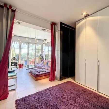 Promenade Des Center Sea And Front Design Flat With Private Garden * Nice