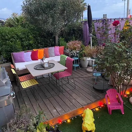 Promenade Des Center Sea And Front Design Flat With Private Garden Apartmán