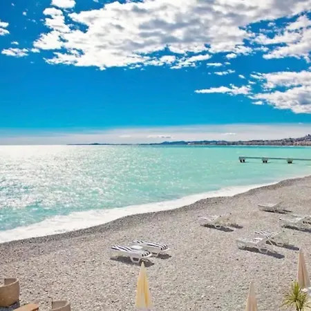 Promenade Des Center Sea And Front Design Flat With Private Garden