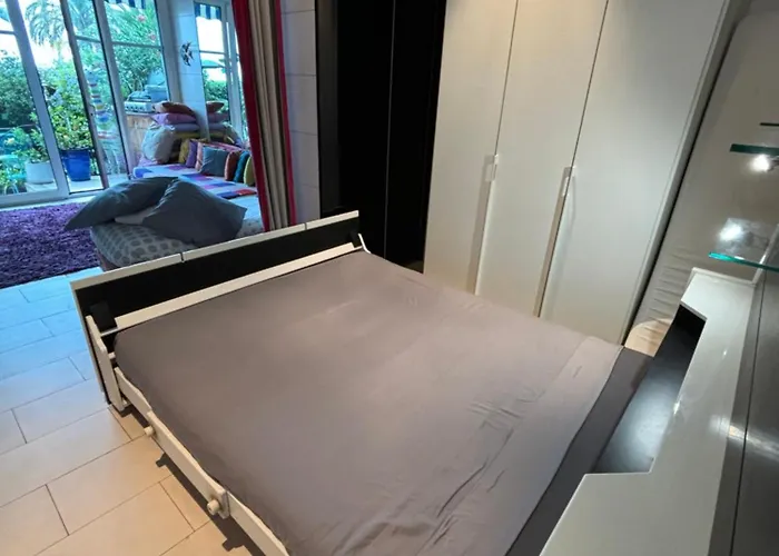 Promenade Des Center Sea And Front Design Flat With Private Garden Apartman *